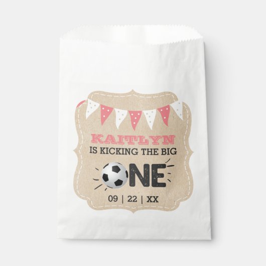 De grote.. | Voetbal 1ste verjaardag Bedankzakje (Voorkant)