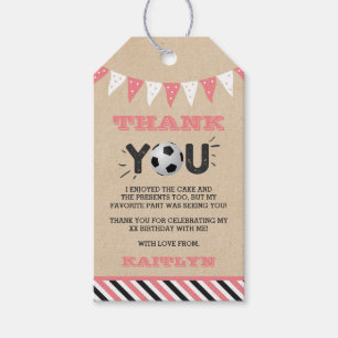 De grote..   Voetbal 1ste verjaardag Cadeaulabel