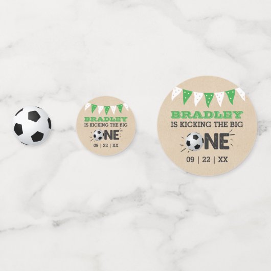 De grote.. | Voetbal 1ste verjaardag Confetti (Voorkanten)