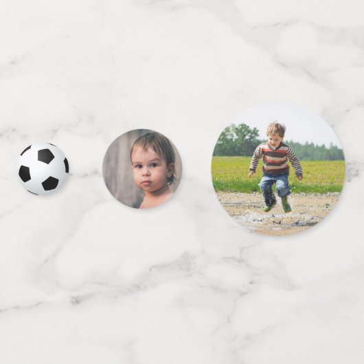 De grote.. | Voetbal 1ste verjaardag Confetti (Achterkanten)