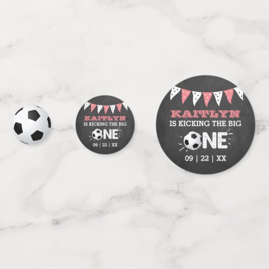 De grote.. | Voetbal 1ste verjaardag Confetti (Voorkanten)