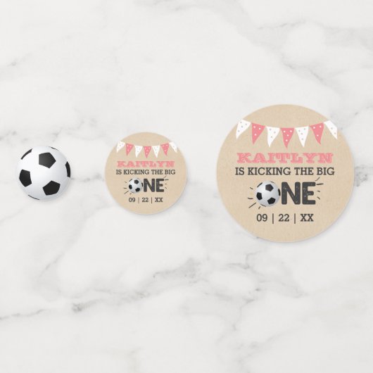 De grote.. | Voetbal 1ste verjaardag Confetti (Voorkanten)