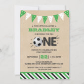 De grote.. | Voetbal 1ste verjaardag Kaart (Voorkant)