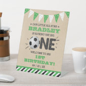 De grote.. | Voetbal 1ste verjaardag Reclamebord Met Voetstuk (Insitu)