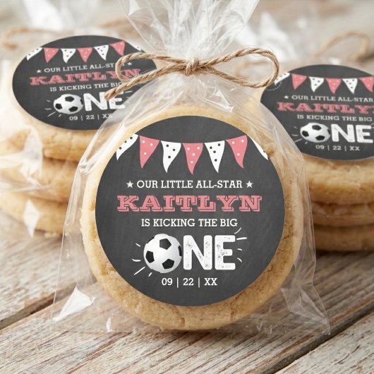 De grote.. | Voetbal 1ste verjaardag Ronde Sticker