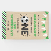 De grote.. | Voetbal 1ste verjaardag Spandoek (Horizontaal)