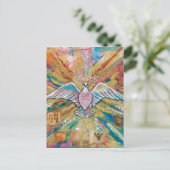 De grote vogel briefkaart (Staand voorkant)