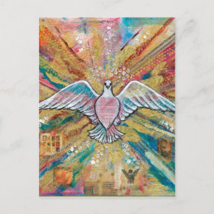 De grote vogel briefkaart