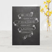 De Grote Vrienden van Bunco Kaart (Gele Bloem)