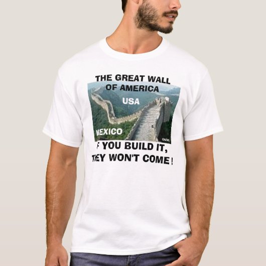 DE GROTE WAL VAN AMERIKA T-SHIRT (Voorkant)