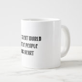 DE GROTE WERELD KLEINE MENSEN GROTE HART GROTE KOFFIEKOP (Voorkant rechts)