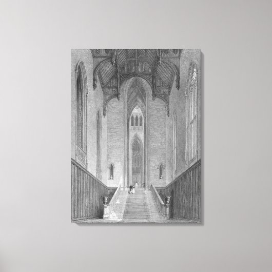De Grote Westerne Hal die naar de Grand Saloon lei Canvas Afdruk (Voorkant)
