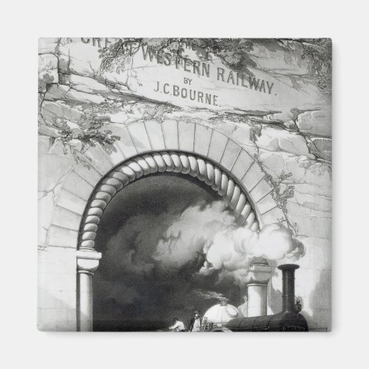 De Grote Westerne Spoorweg, 1846 Magneet (Voorkant)