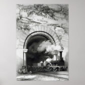 De Grote Westerne Spoorweg, 1846 Poster (Voorkant)