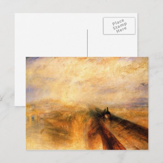 De Grote Westerne Spoorweg van William Turner Briefkaart (Voorkant / Achterkant)