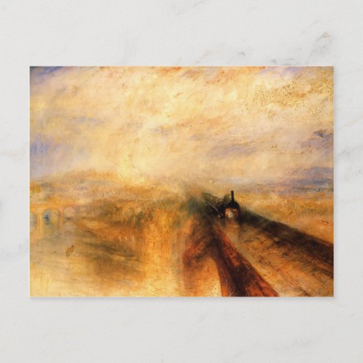 De Grote Westerne Spoorweg van William Turner Briefkaart (Voorkant)