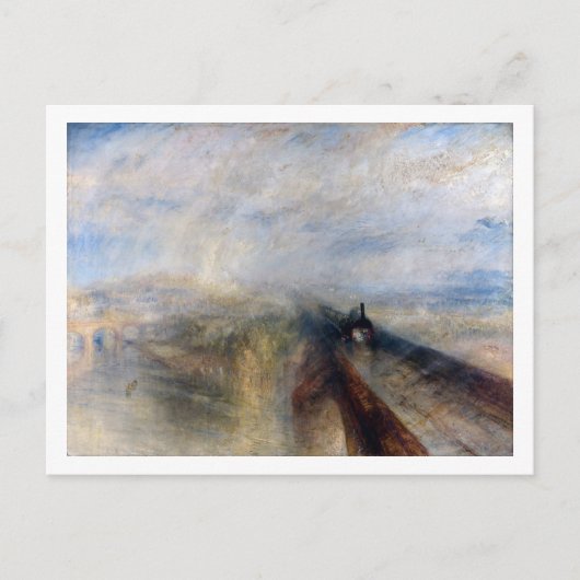 De Grote Westerne Spoorweg, William Turner, 1844 Briefkaart (Voorkant)