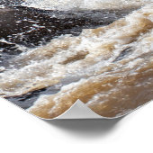 De grote wildebeest kruising - Mara River Safari Poster (Hoek)