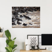 De grote wildebeest kruising - Mara River Safari Poster (Thuiskantoor)