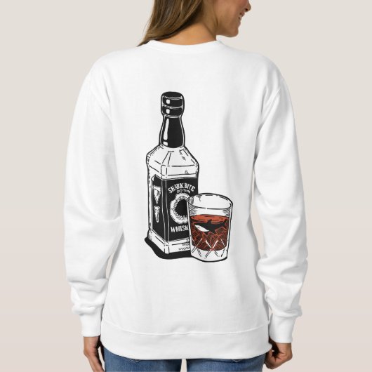 De grote witte Jack Daniels Trui (Achterkant)