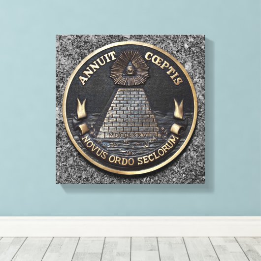 De Grote Zaal van de Verenigde Staten Canvas Afdruk (Insitu (Houten vloer))