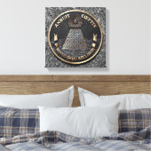 De Grote Zaal van de Verenigde Staten Canvas Afdruk (Insitu (Slaapkamer))