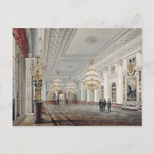 De Grote Zaal, Winterpaleis, St. Petersburg Briefkaart (Voorkant)