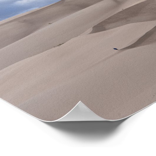 De grote zandduinen, Colorado Poster (Hoek)