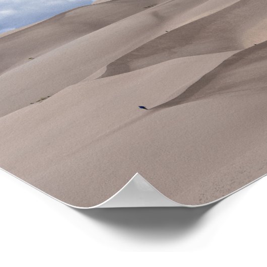 De grote zandduinen, Colorado Poster (Hoek)