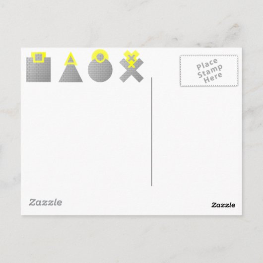 De grote zegel briefkaart (Achterkant)