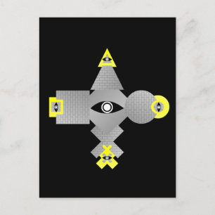 De grote zegel briefkaart