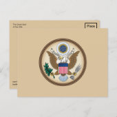 De grote zegel (origineel) briefkaart (Voorkant / Achterkant)