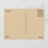 De grote zegel (origineel) briefkaart (Achterkant)