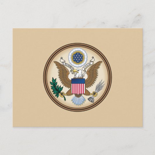 De grote zegel (origineel) briefkaart (Voorkant)