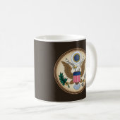 De grote zegel (origineel) koffiemok (Voorkant rechts)