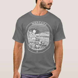 De grote zegel van de staat Montana T-shirt