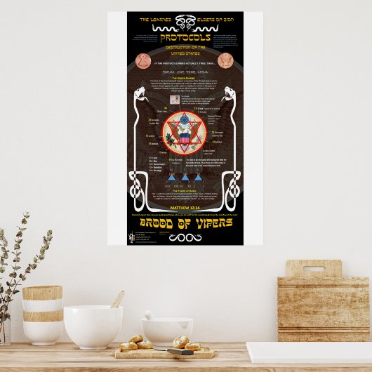 De grote zegel van de VS -1 Poster (Keuken)