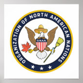 De grote zegel van O.N.A.N. - Infinite Jest Poster (Voorkant)