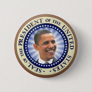 De grote zegel van Obama Magnet Ronde Button 5,7 Cm