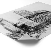 De grote Ziegfeld Astor Theater Broadway New York Poster (Hoek)