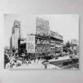 De grote Ziegfeld Astor Theater Broadway New York Poster (Voorkant)