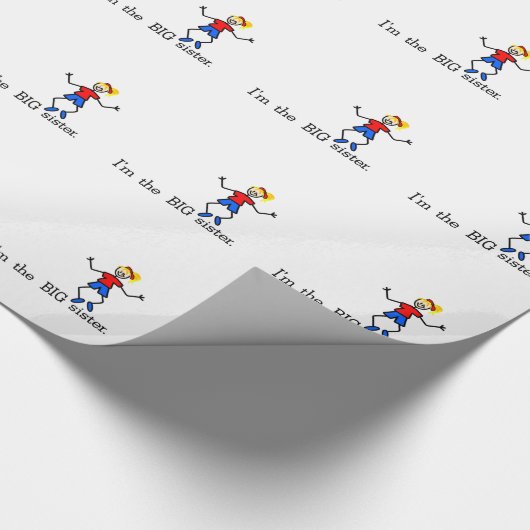 De grote zuster cadeaupapier (Hoek)