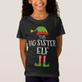 De grote zuster elf die een leuk kerstfeest is... t-shirt (Voorkant)