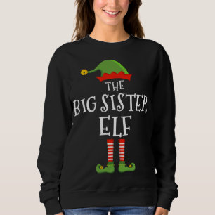 De grote zuster elf die een leuk kerstfeest is... trui