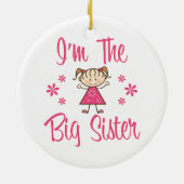 De grote zuster keramisch ornament (Achterkant)