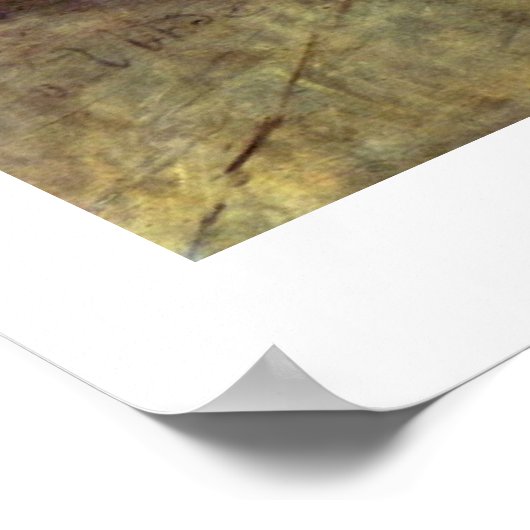 De grote zuster van Fritz Von Uhde Poster (Hoek)