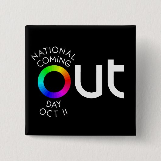 De grote zwarte Button uit het plein (Voorkant)