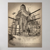 De grotere Sacramento-metropolis Poster (Voorkant)