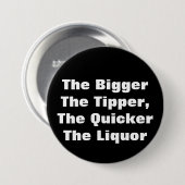 De grotere tipper, de quickerde liquor ronde button 7,6 cm (Voorkant /achterkant)
