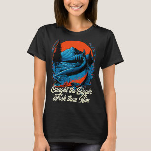 De Grotere Vis gevangen dan zijn leden Naughty Tre T-shirt